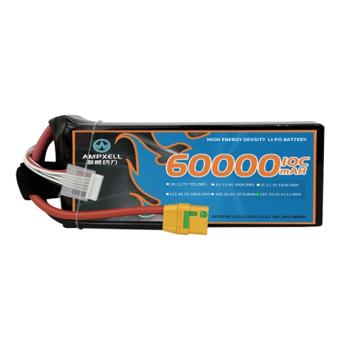 High voltage drone battery 60Ah 70.2v 18s 10C