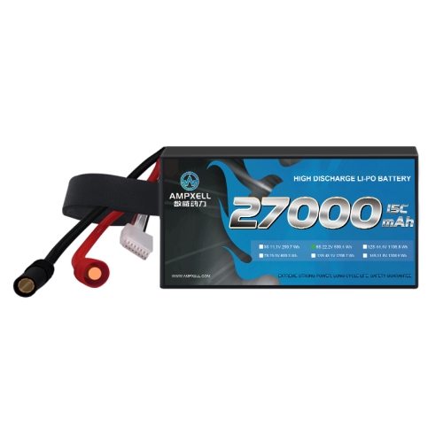 Drones agrícolas Bateria 27AH 22.2V 6S 15C