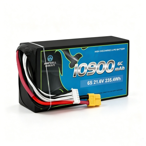 Industrial Cylindrical Series Lithium-ion Battery 6S1P 21.6V 10900mAh 6C/64A