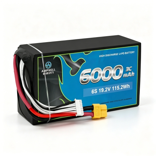Industrial Cylindrical Series Lithium-ion Battery 6S1P 19.2V 6000mAh 3C/18A