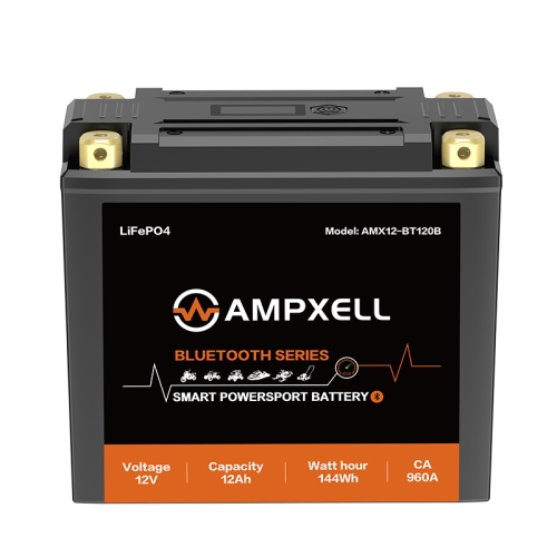 12V 12Ah 144Wh Bluetooth‑Enabled Motorcycle Starter Battery