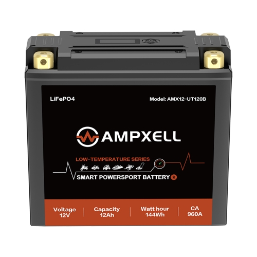 12V 12Ah 144Wh Low-Temperature Motorcycle Starting Battery