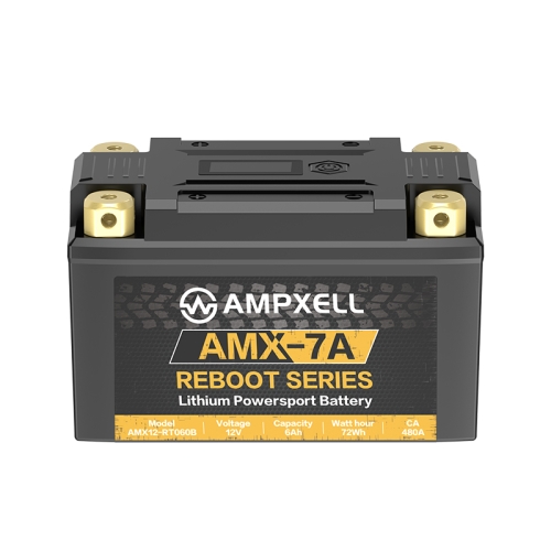 12V 6Ah 72Wh Motorcycle Starting Battery with Smart Restart