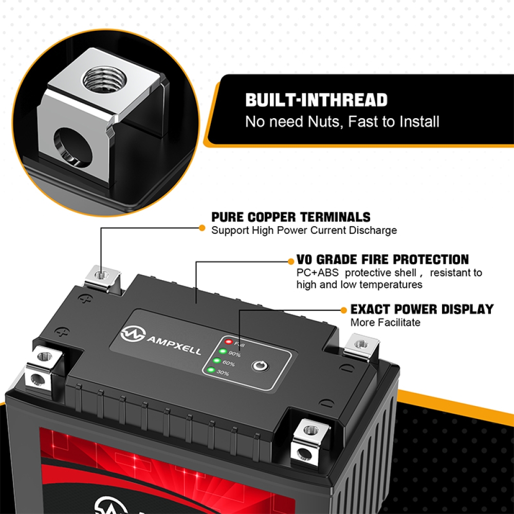12V 2.5Ah start battery