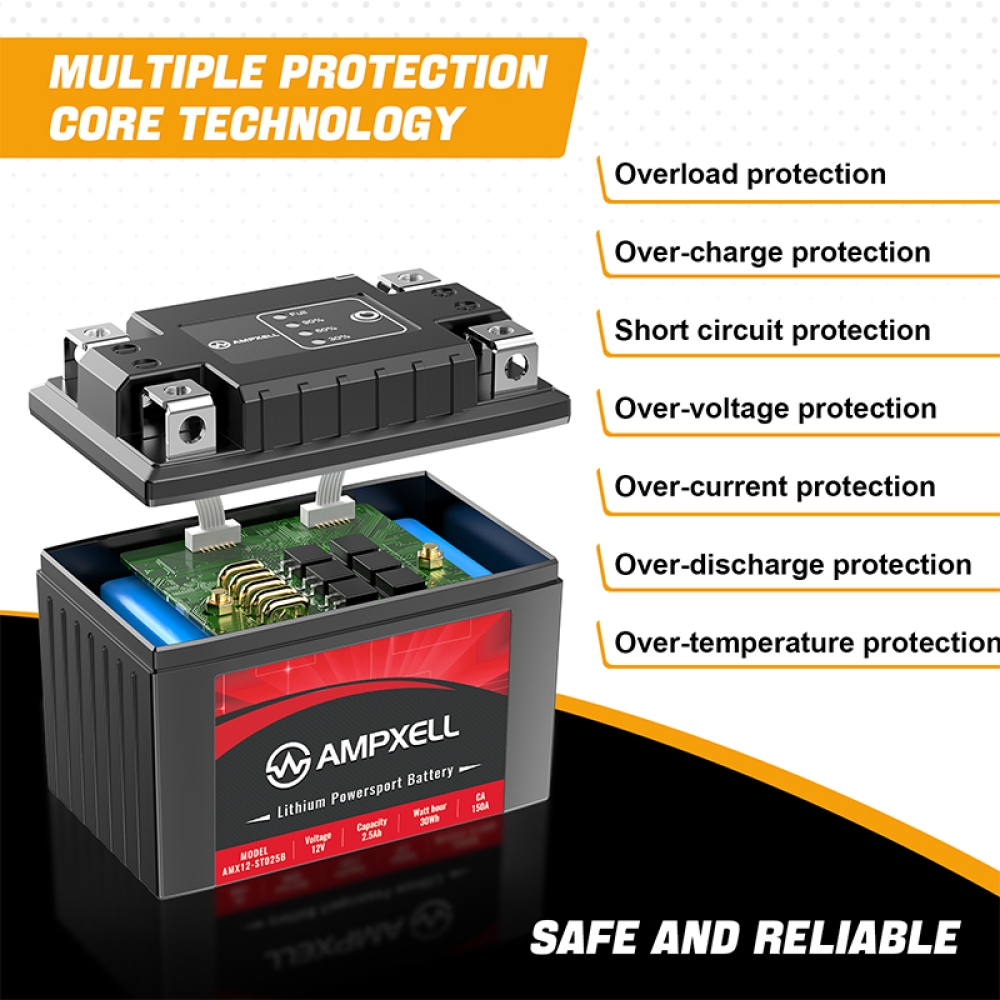 12V 2.5Ah start battery