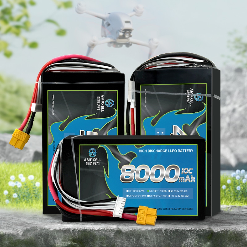 High Discharge Cylindrical Battery 8000mAh 21.6v 6s 10C