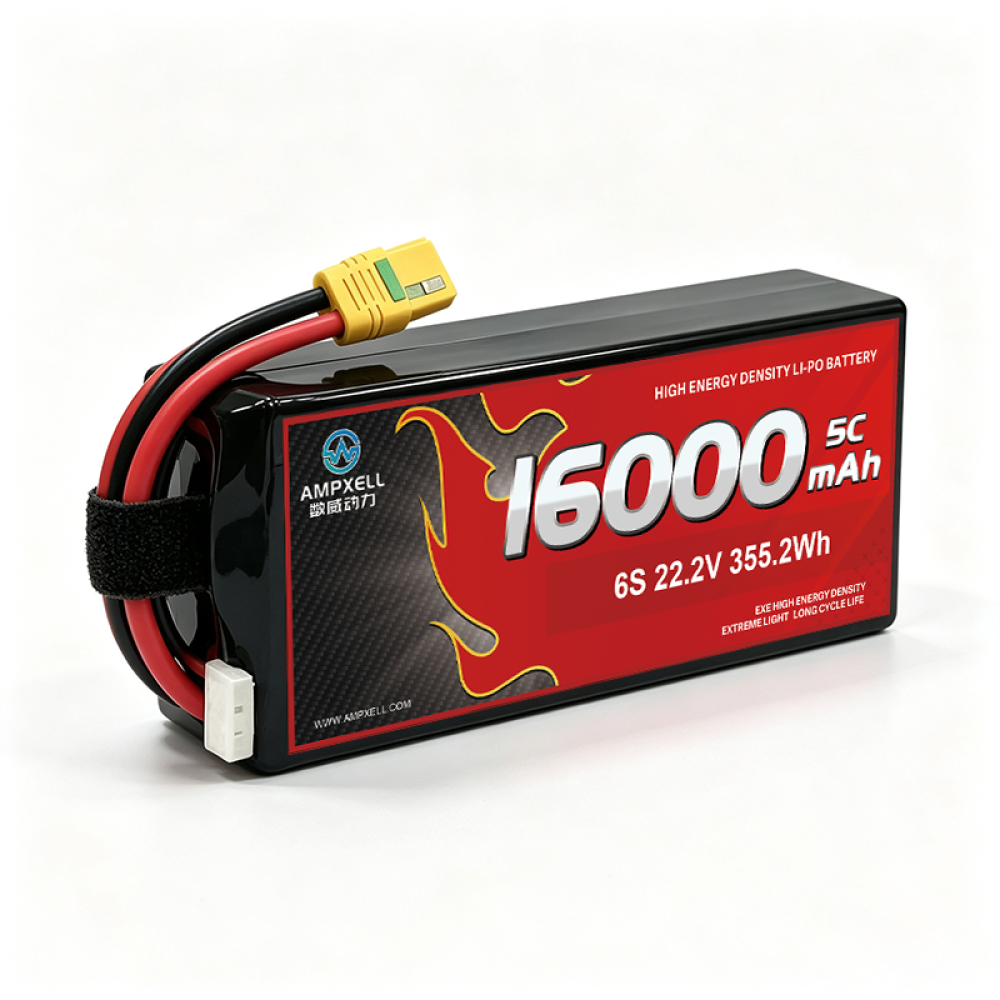 6S 222V 16000mAh 5C UAV 植物保護ドローンバッテリー