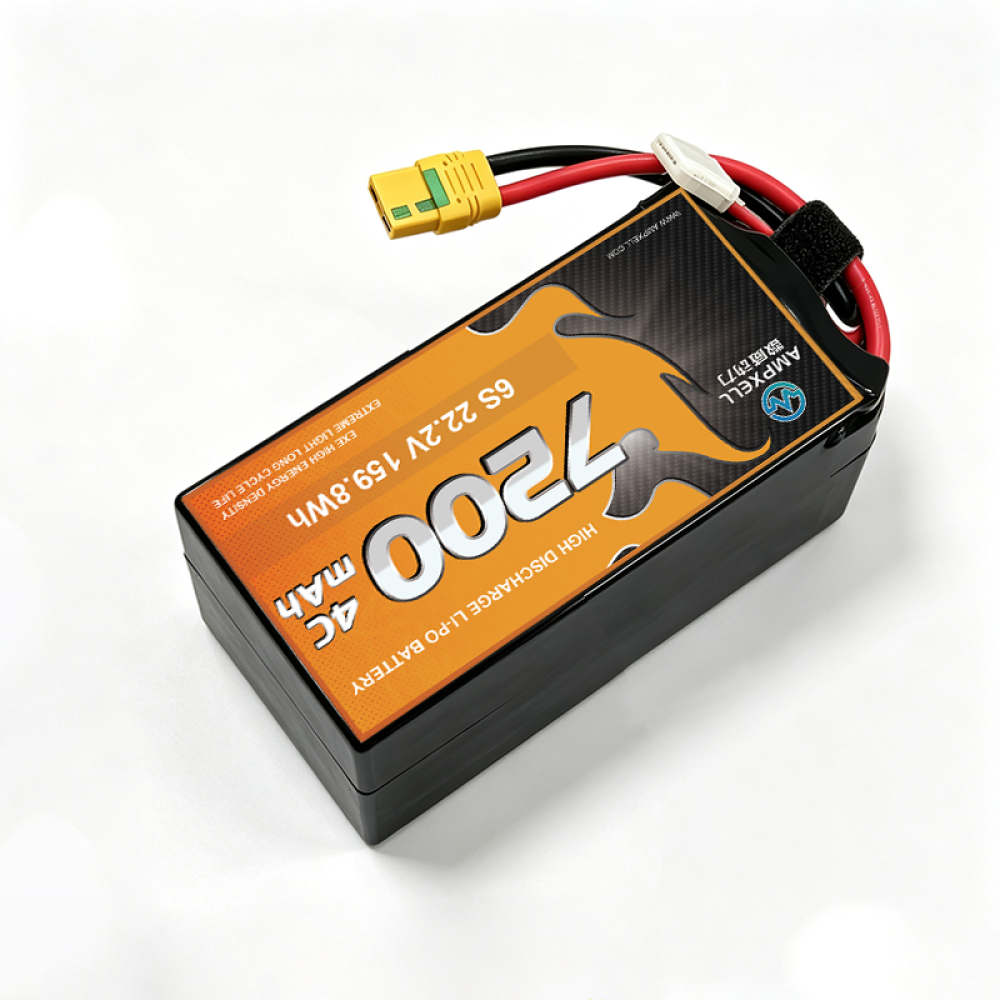 6S1P 222V 7200mAh 産業用検査およびマッピング UAV 用高レート ロングサイクル セル