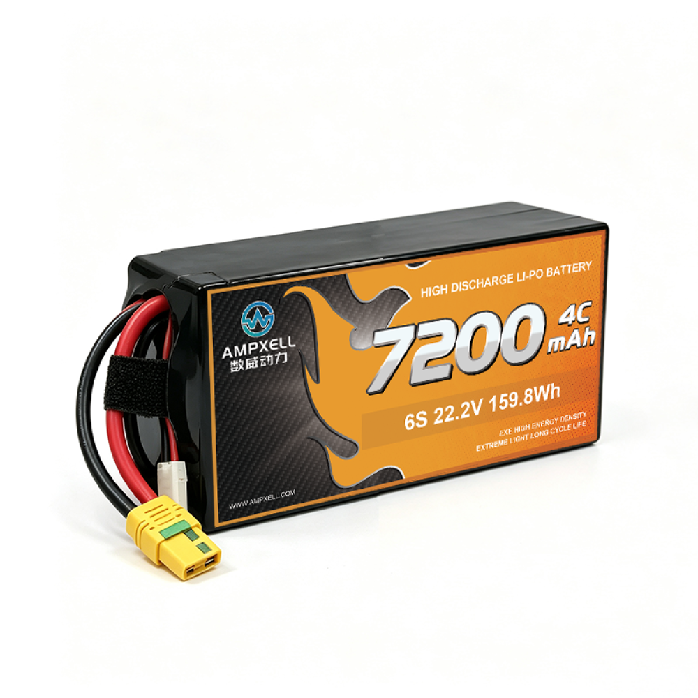 6S1P 222V 7200mAh 産業用検査およびマッピング UAV 用高レート ロングサイクル セル
