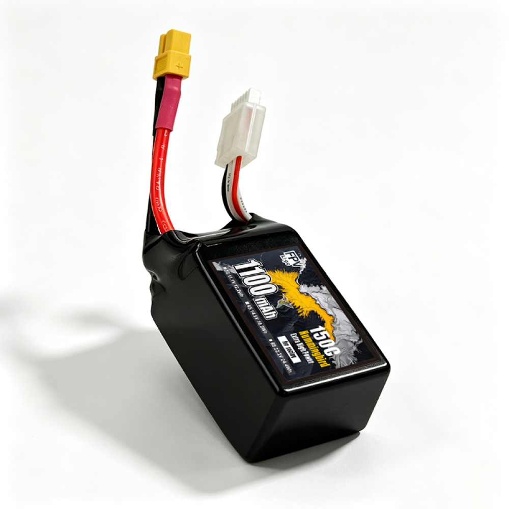 150C Ultra‑High Burst 1100mAh 6S1P 22.2V Racing Drone Battery