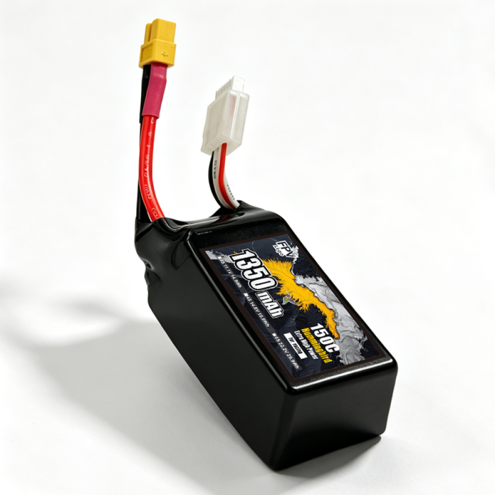 150C Ultra‑High Burst 1350mAh 6S1P 22.2V Racing Drone Battery