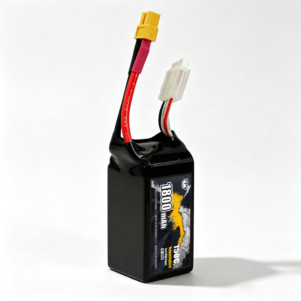 150C 超高バースト 1800mAh 6S1P 222V レーシング ドローン バッテリー
