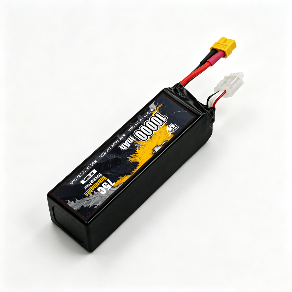 150C Ultra‑High Burst 10000mAh 6S1P 22.2V Racing Drone Battery