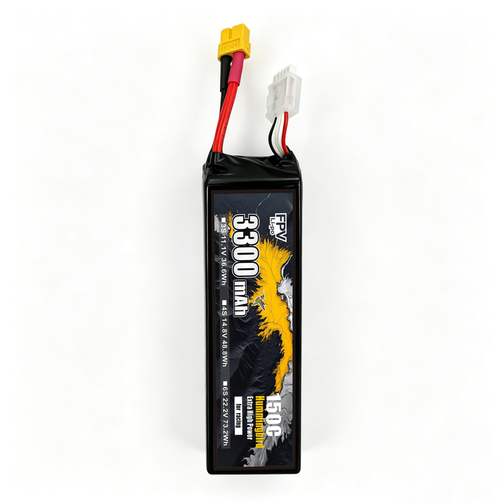 150C Ultra‑High Burst 3300mAh 6S1P 22.2V Racing Drone Battery