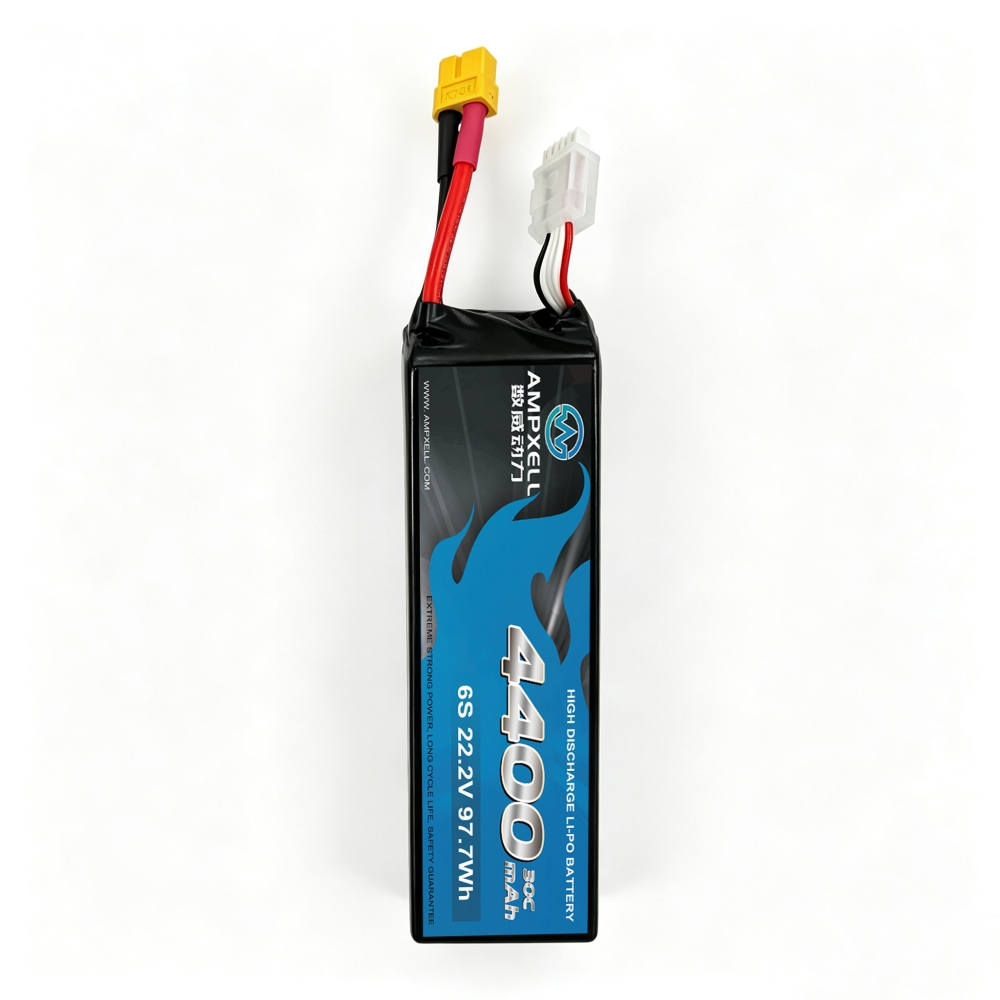 30C Ultra‑High Burst 4400mAh 6S1P 22.2V Racing Drone Battery
