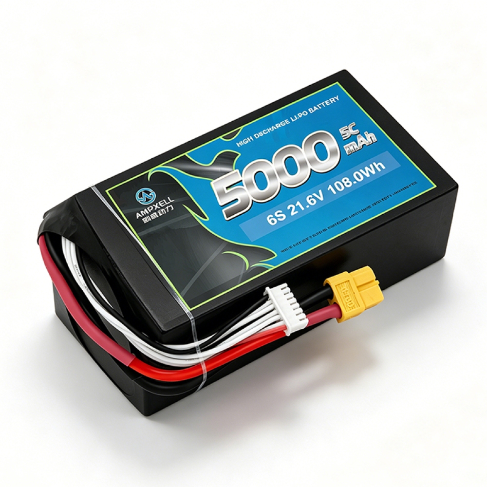 Industrial Cylindrical Series Lithium-ion Battery 6S1P 21.6V 5000mAh 5C/30A