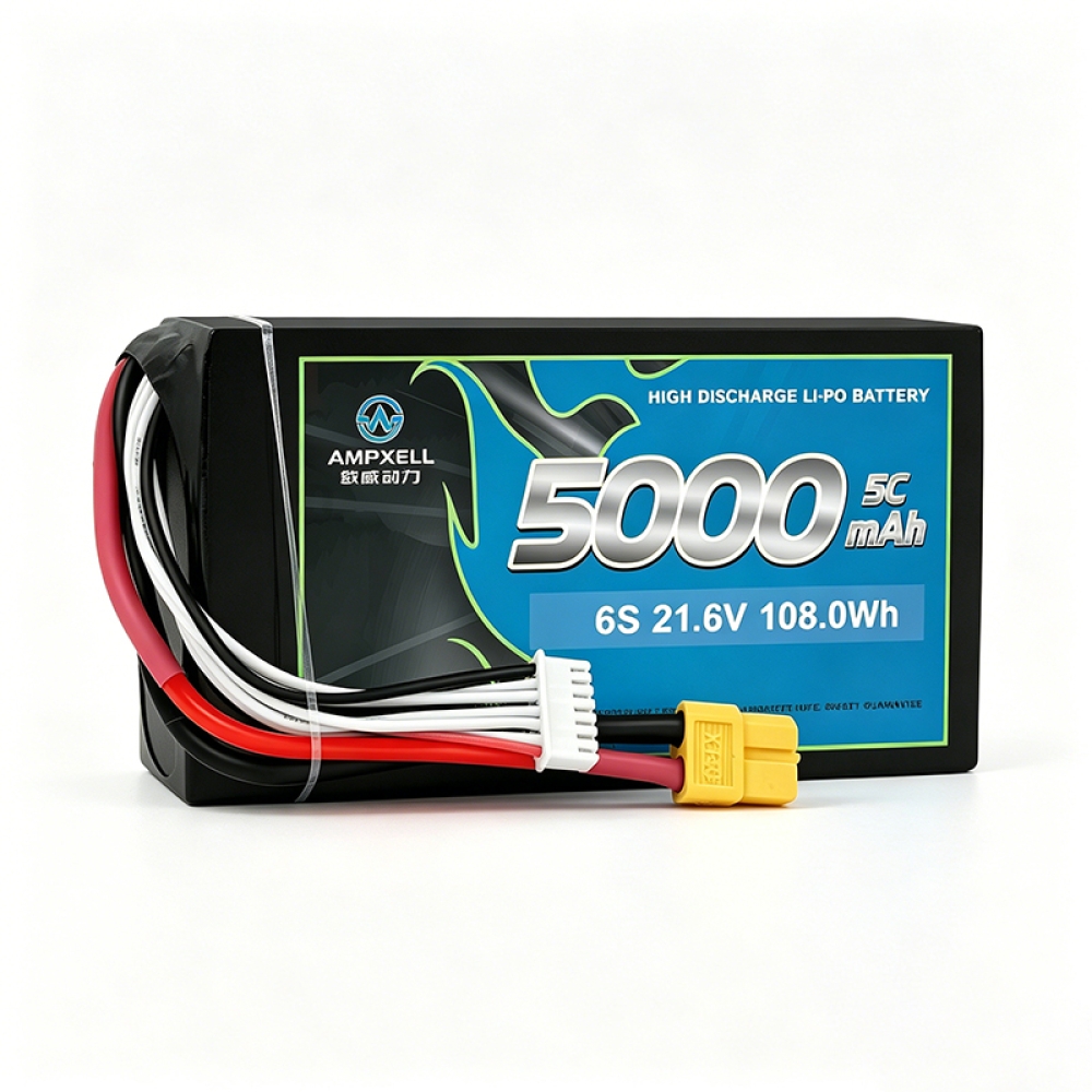 Industrial Cylindrical Series Lithium-ion Battery 6S1P 21.6V 5000mAh 5C/30A
