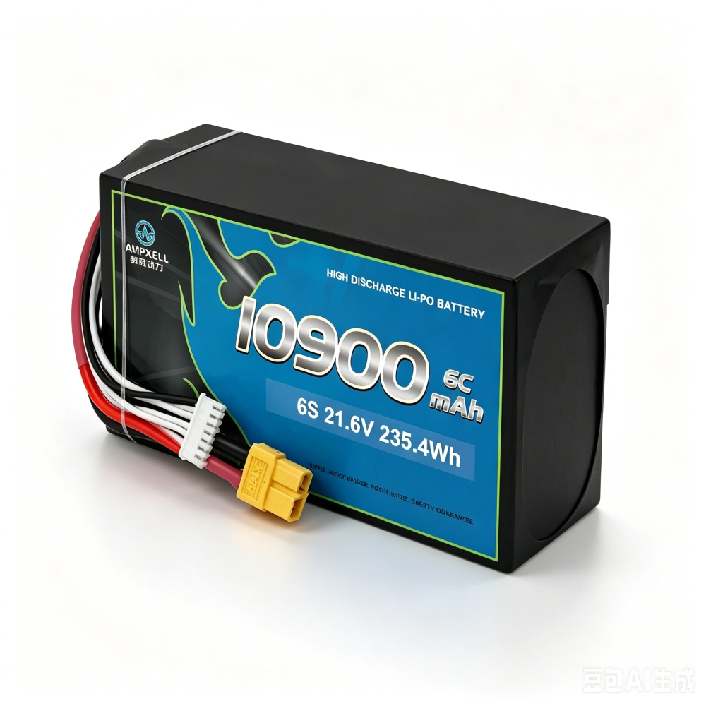 Industrial Cylindrical Series Lithium-ion Battery 6S1P 21.6V 10900mAh 6C/64A