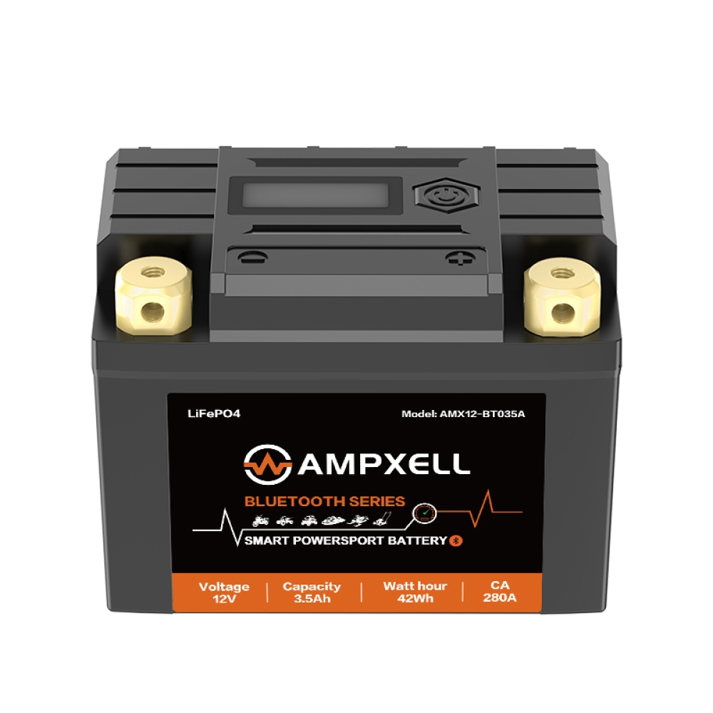 12V 3.5Ah 42Wh Bluetooth‑Enabled Motorcycle Starter Battery