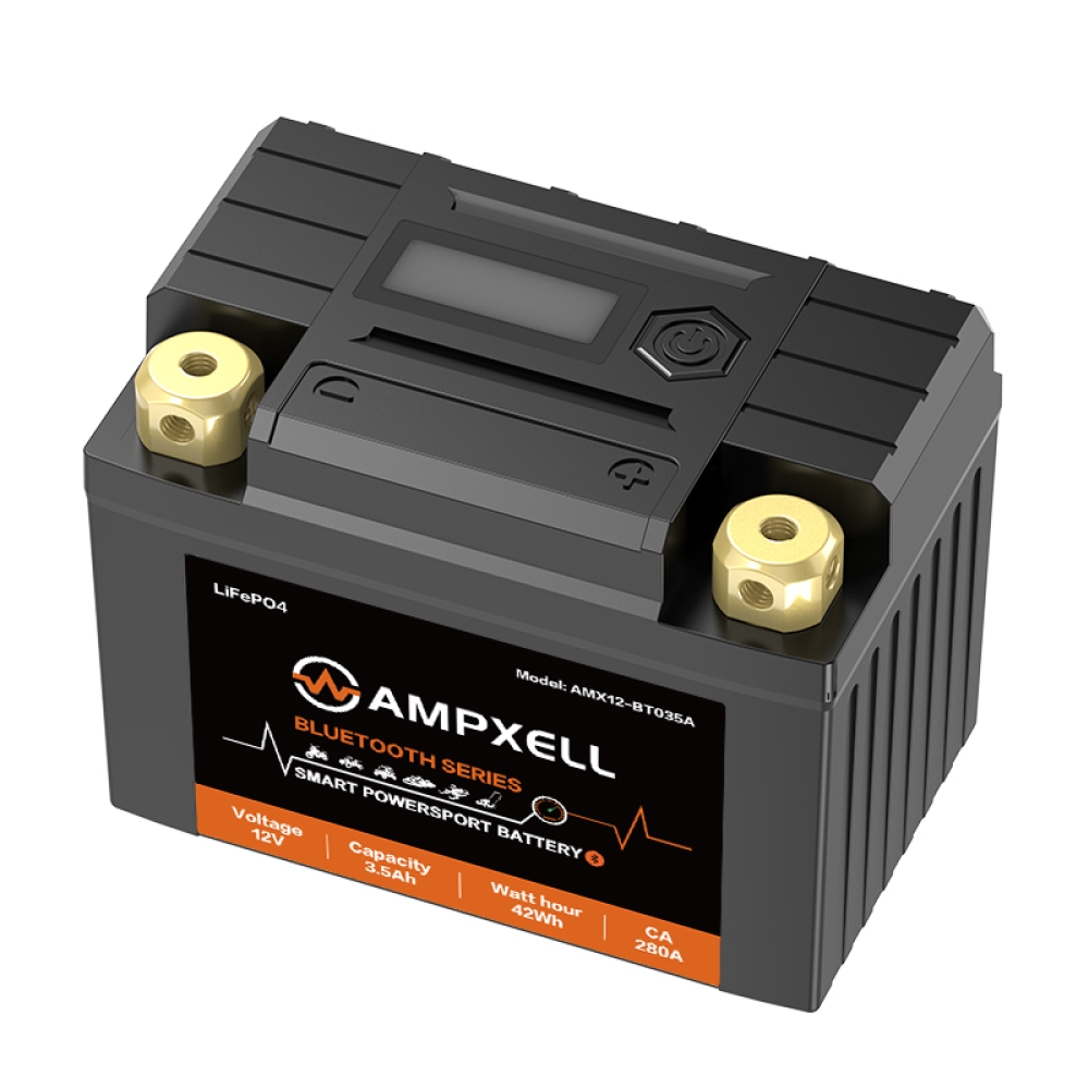 12V 3.5Ah 42Wh Bluetooth‑Enabled Motorcycle Starter Battery