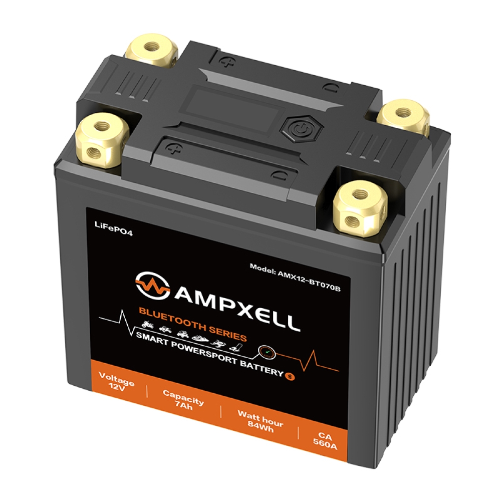 12V 7Ah 84Wh Bluetooth‑Enabled Motorcycle Starter Battery