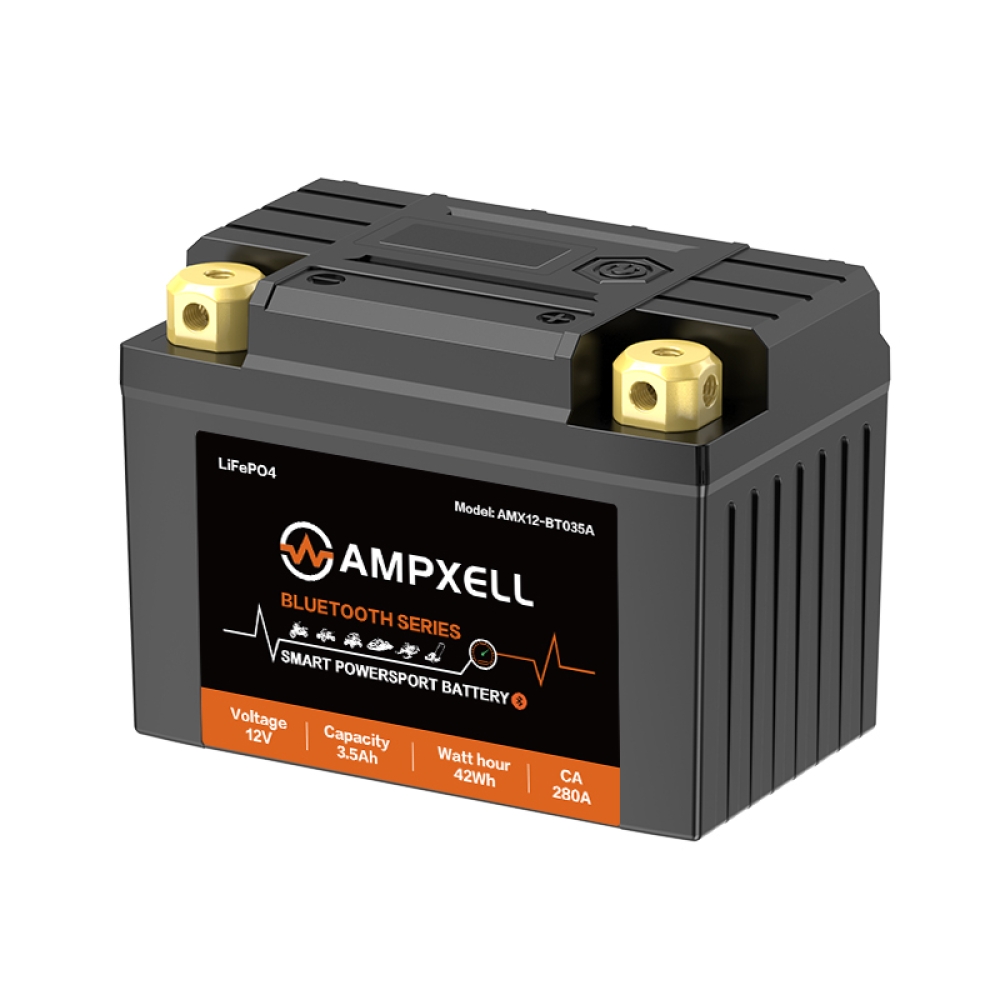 12V 3.5Ah 42Wh Bluetooth‑Enabled Motorcycle Starter Battery
