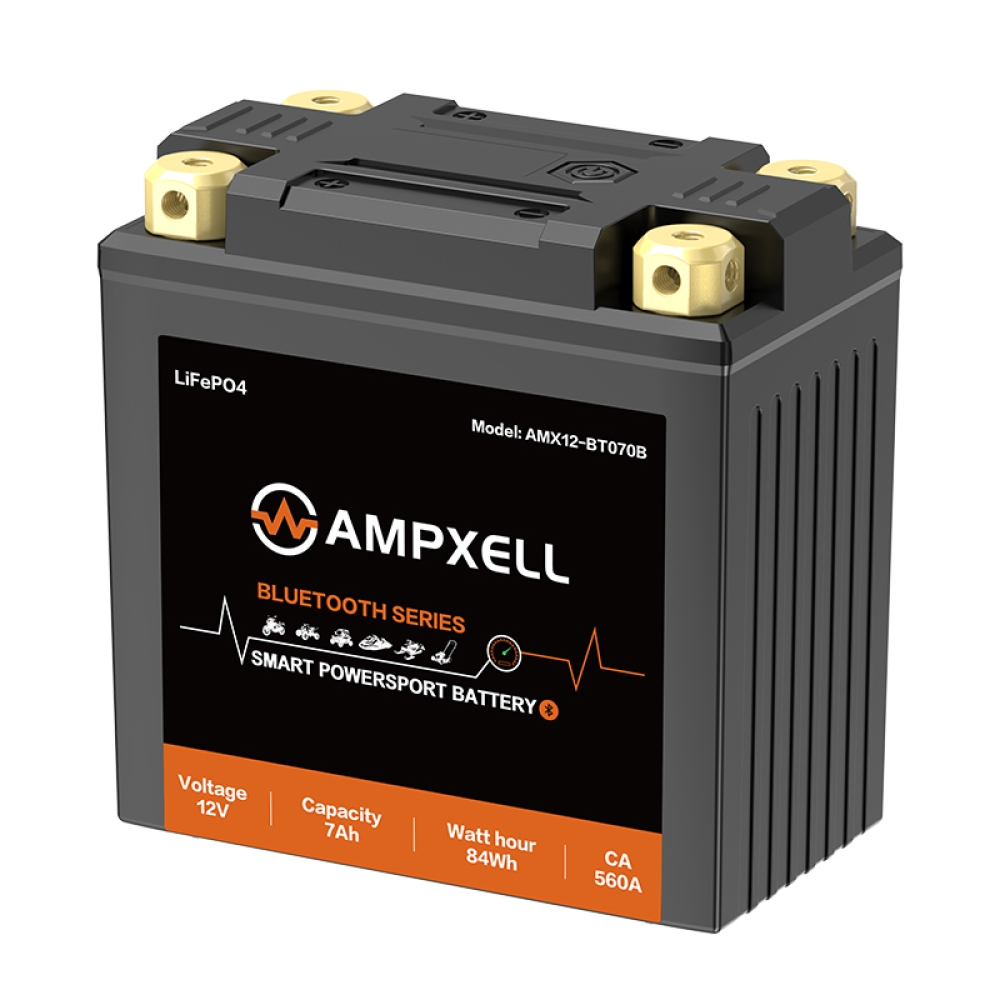 12V 7Ah 84Wh Bluetooth‑Enabled Motorcycle Starter Battery