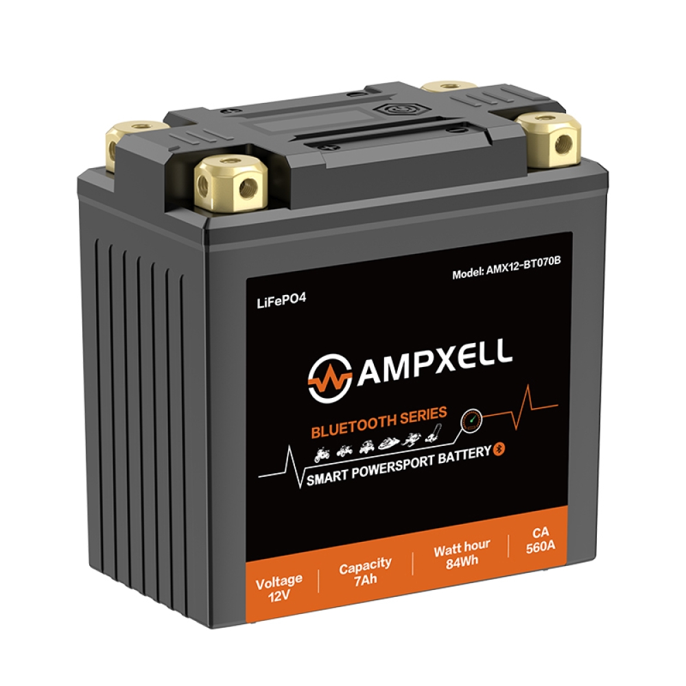 12V 7Ah 84Wh Bluetooth‑Enabled Motorcycle Starter Battery