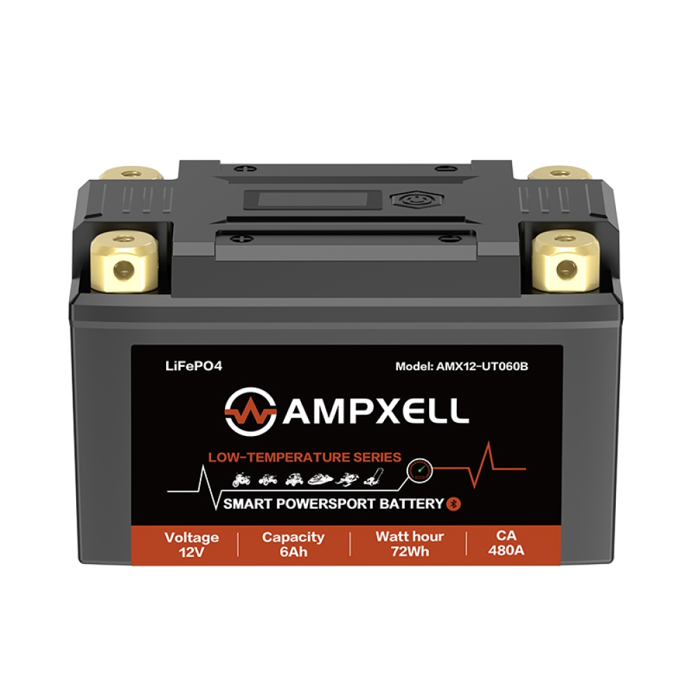 12V 6Ah 72Wh Low-Temperature Motorcycle Starting Battery