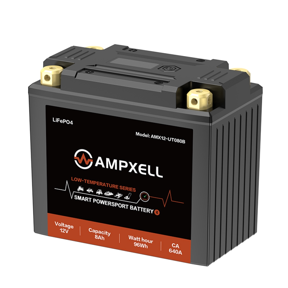 12V 8Ah 96Wh Low-Temperature Motorcycle Starting Battery