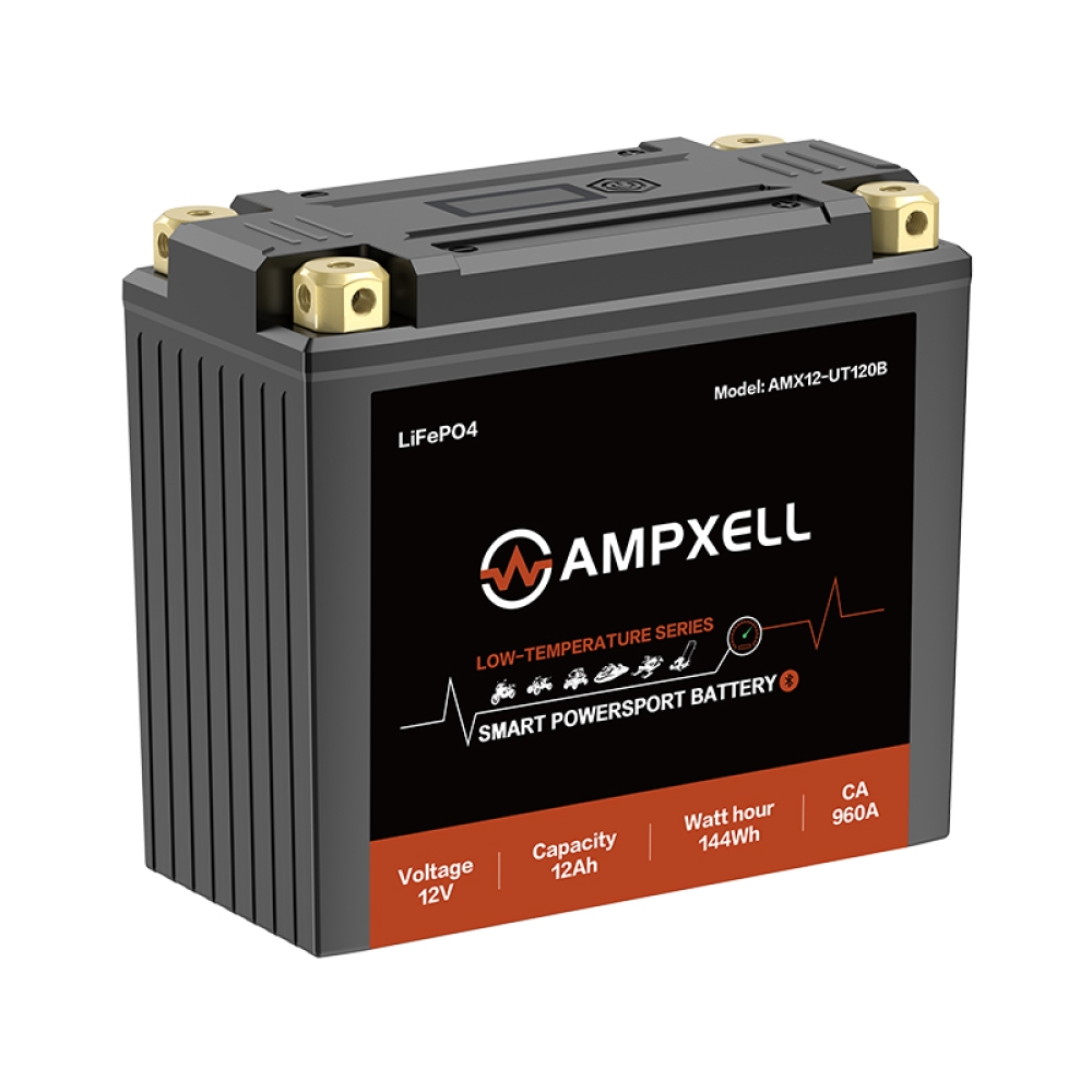 12V 12Ah 144Wh Low-Temperature Motorcycle Starting Battery