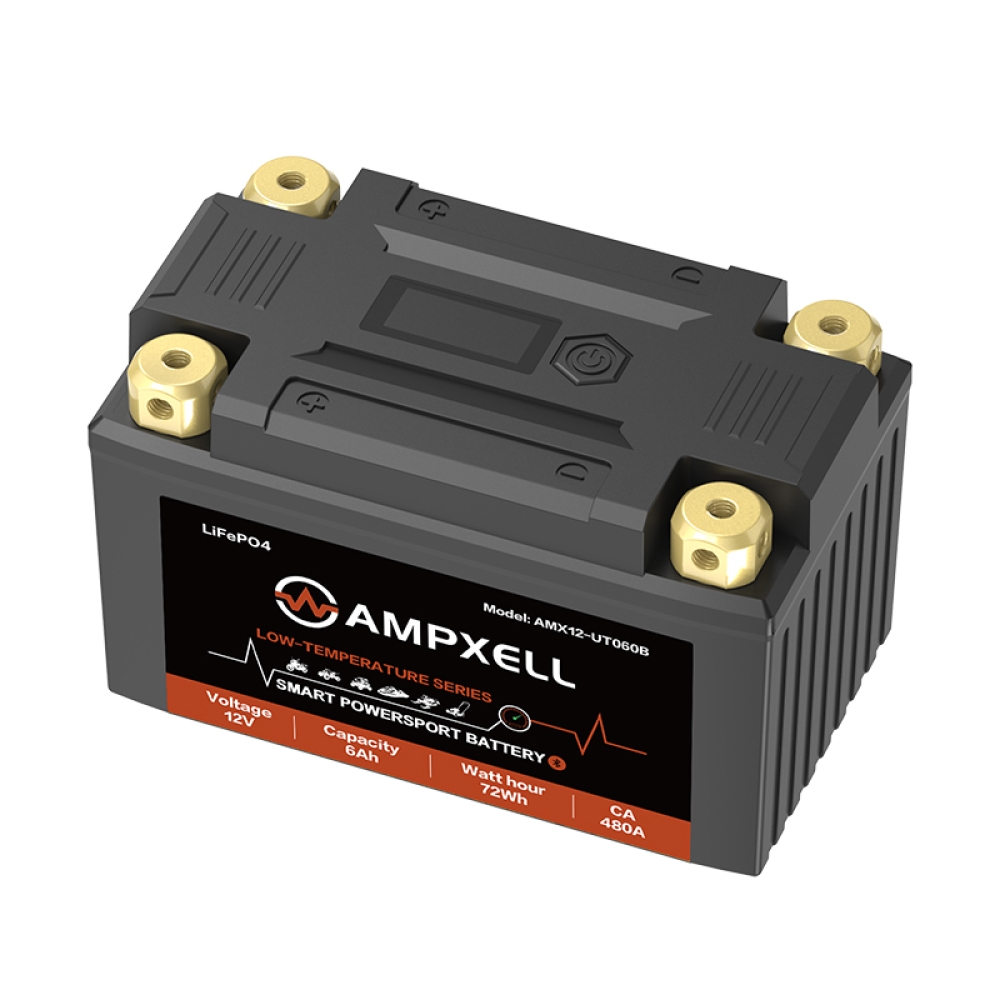 12V 6Ah 72Wh Low-Temperature Motorcycle Starting Battery