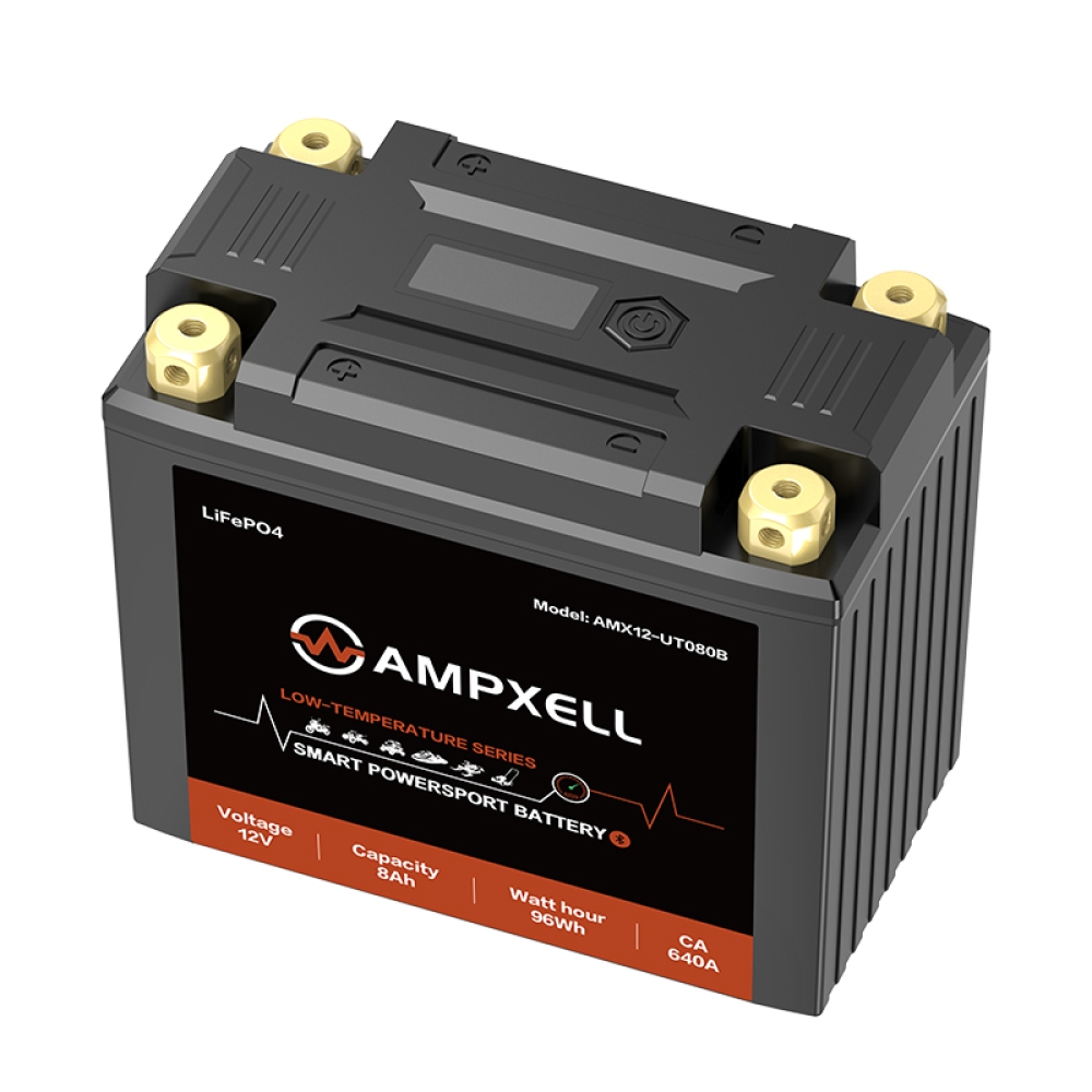 12V 8Ah 96Wh Low-Temperature Motorcycle Starting Battery
