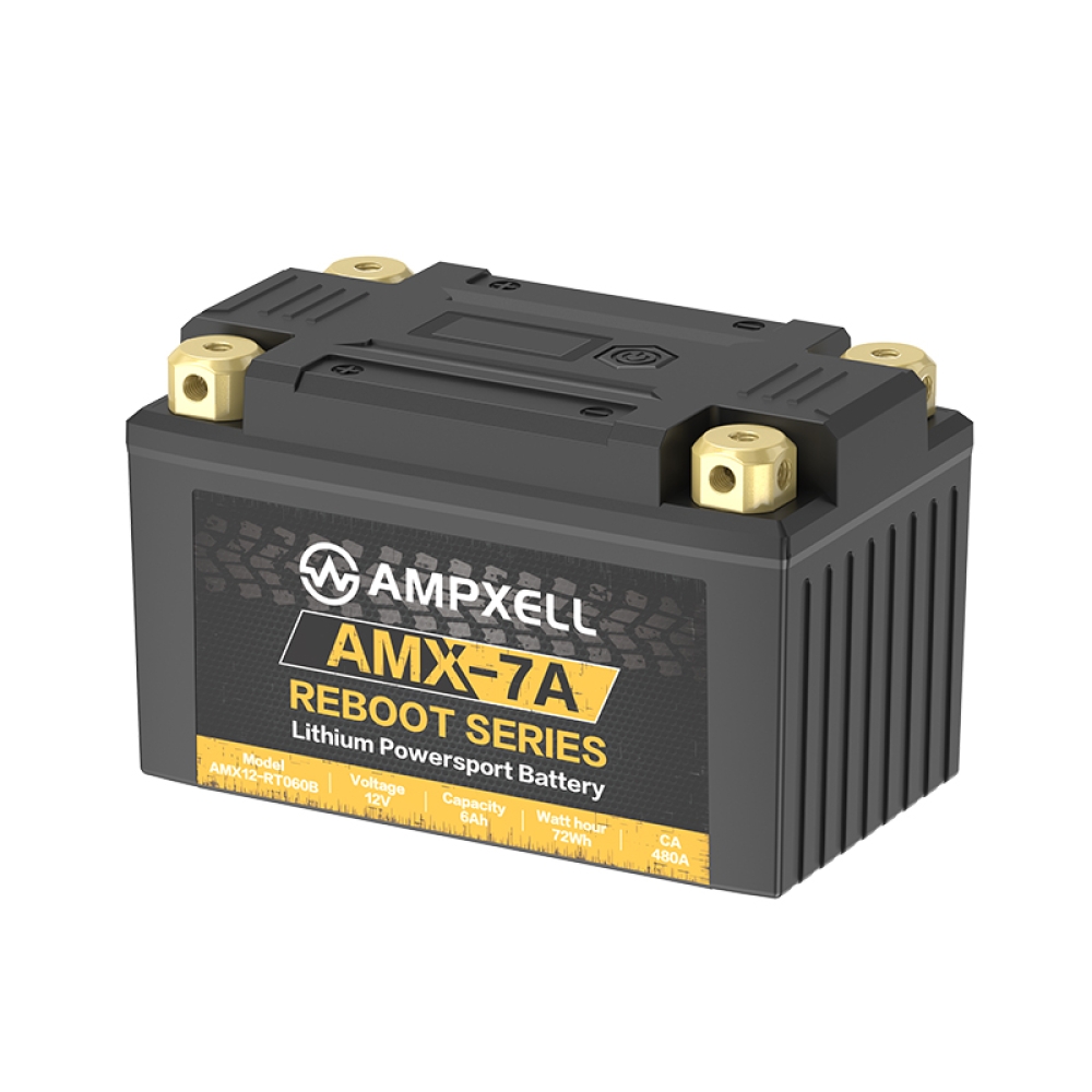 12V 6Ah 72Wh Motorcycle Starting Battery with Smart Restart