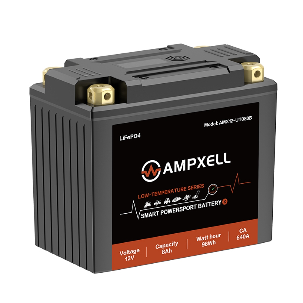 12V 8Ah 96Wh Low-Temperature Motorcycle Starting Battery