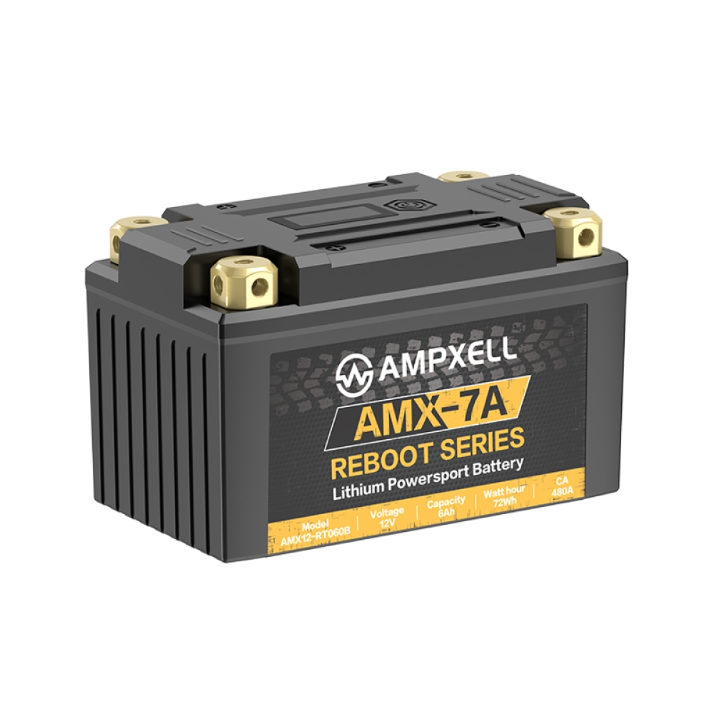 12V 6Ah 72Wh Motorcycle Starting Battery with Smart Restart